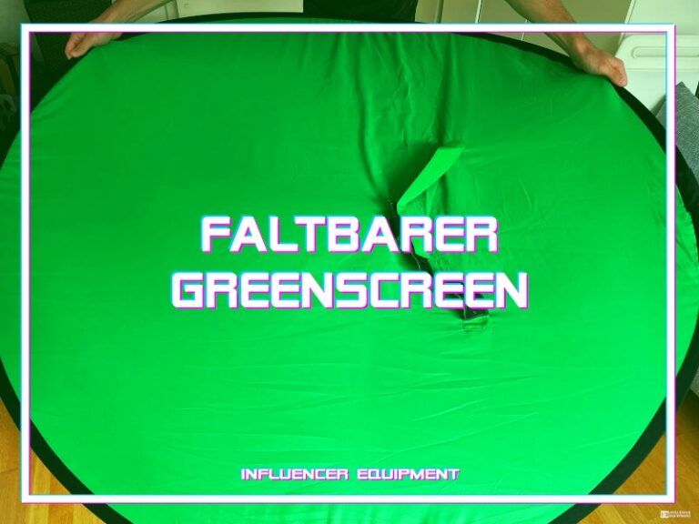 faltbarer Greenscreen Test